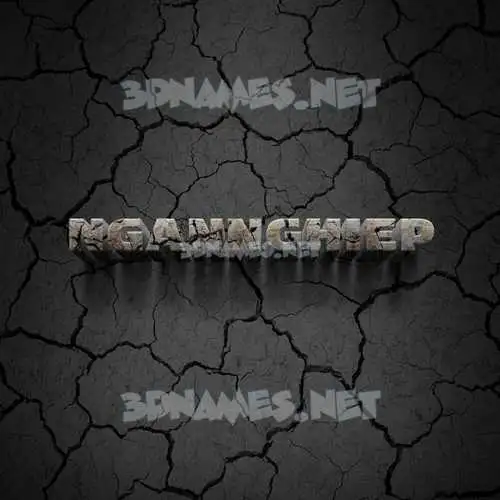 ngannghiep in Cracked Stone style - 3D name wallpaper ngannghiep in Cracked Stone style - 3D name wallpaper