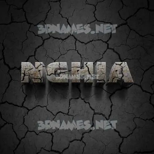 nghia in Cracked Stone style - 3D name wallpaper nghia in Cracked Stone style - 3D name wallpaper