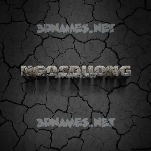 ngocduong in Cracked Stone style - 3D name wallpaper ngocduong in Cracked Stone style - 3D name wallpaper