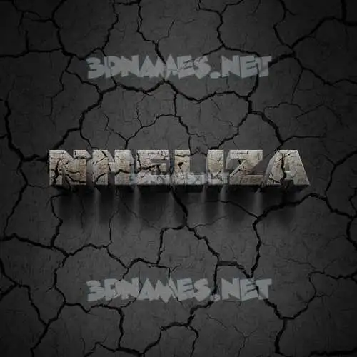 nheliza in Cracked Stone style - 3D name wallpaper nheliza in Cracked Stone style - 3D name wallpaper