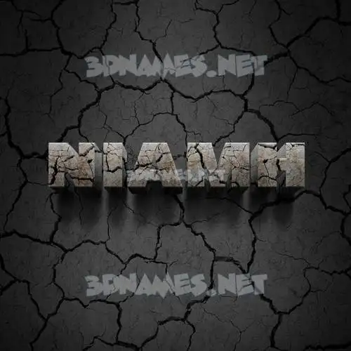 niamh in Cracked Stone style - 3D name wallpaper niamh in Cracked Stone style - 3D name wallpaper