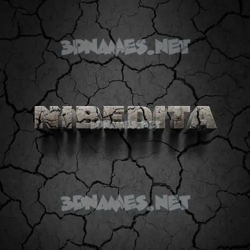 nibedita in Cracked Stone style - 3D name wallpaper nibedita in Cracked Stone style - 3D name wallpaper