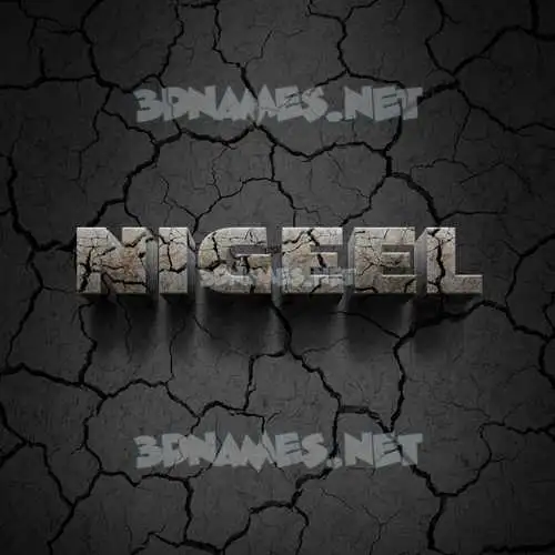 nigeel in Cracked Stone style - 3D name wallpaper nigeel in Cracked Stone style - 3D name wallpaper