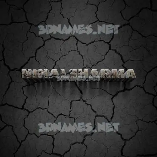 nihalsharma in Cracked Stone style - 3D name wallpaper nihalsharma in Cracked Stone style - 3D name wallpaper