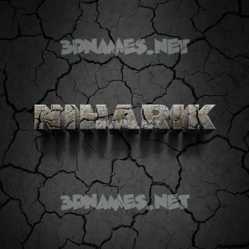 niharik in Cracked Stone style - 3D name wallpaper niharik in Cracked Stone style - 3D name wallpaper