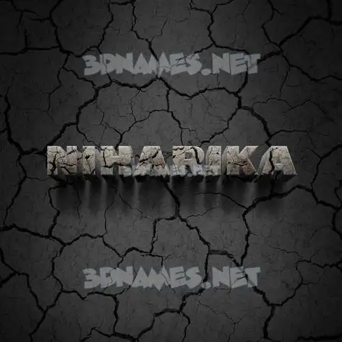 niharika in Cracked Stone style - 3D name wallpaper niharika in Cracked Stone style - 3D name wallpaper