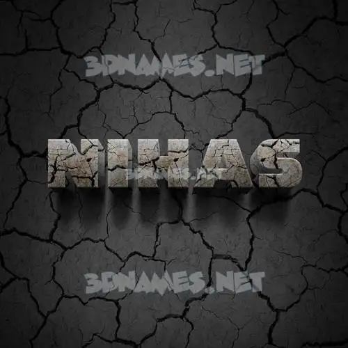 nihas in Cracked Stone style - 3D name wallpaper nihas in Cracked Stone style - 3D name wallpaper