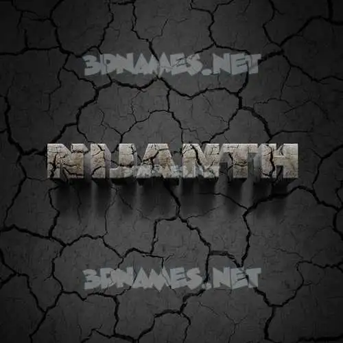 nijanth in Cracked Stone style - 3D name wallpaper nijanth in Cracked Stone style - 3D name wallpaper
