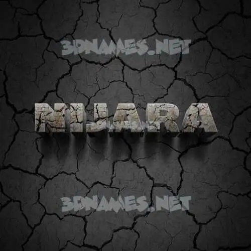 nijara in Cracked Stone style - 3D name wallpaper nijara in Cracked Stone style - 3D name wallpaper