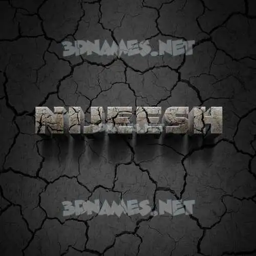 nijeesh in Cracked Stone style - 3D name wallpaper nijeesh in Cracked Stone style - 3D name wallpaper