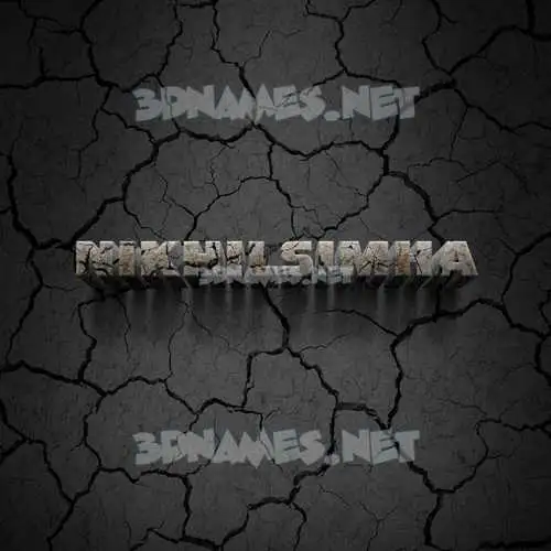 nikhilsimha in Cracked Stone style - 3D name wallpaper nikhilsimha in Cracked Stone style - 3D name wallpaper