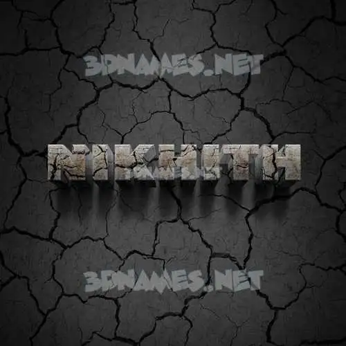 nikhith in Cracked Stone style - 3D name wallpaper nikhith in Cracked Stone style - 3D name wallpaper