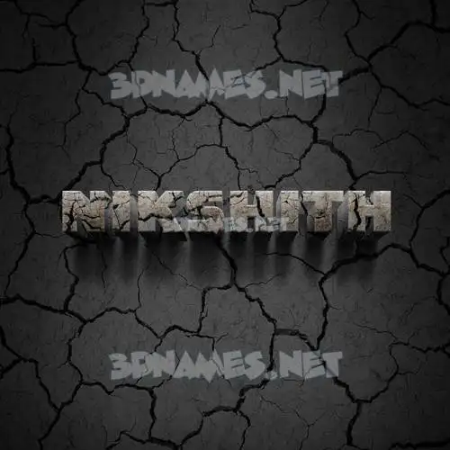 nikshith in Cracked Stone style - 3D name wallpaper nikshith in Cracked Stone style - 3D name wallpaper