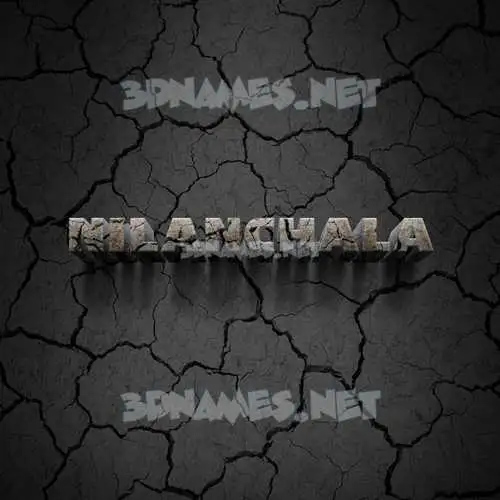 nilanchala in Cracked Stone style - 3D name wallpaper nilanchala in Cracked Stone style - 3D name wallpaper