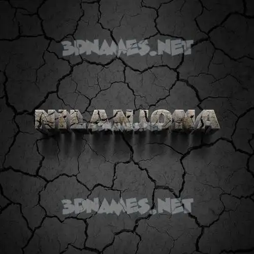 nilanjona in Cracked Stone style - 3D name wallpaper nilanjona in Cracked Stone style - 3D name wallpaper