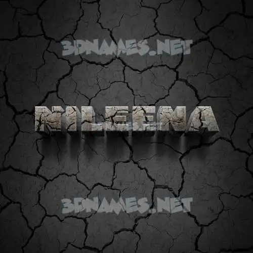 nileena in Cracked Stone style - 3D name wallpaper nileena in Cracked Stone style - 3D name wallpaper