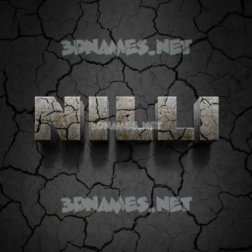 nilli in Cracked Stone style - 3D name wallpaper nilli in Cracked Stone style - 3D name wallpaper