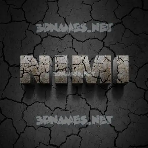 nimi in Cracked Stone style - 3D name wallpaper nimi in Cracked Stone style - 3D name wallpaper