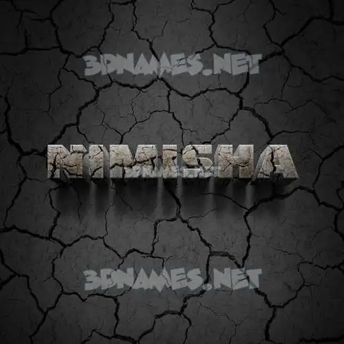 nimisha in Cracked Stone style - 3D name wallpaper nimisha in Cracked Stone style - 3D name wallpaper
