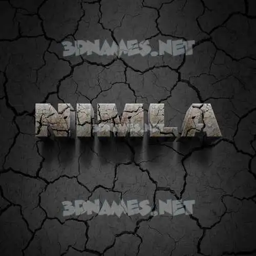 nimla in Cracked Stone style - 3D name wallpaper nimla in Cracked Stone style - 3D name wallpaper