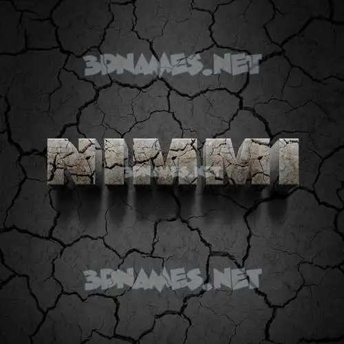 nimmi in Cracked Stone style - 3D name wallpaper nimmi in Cracked Stone style - 3D name wallpaper