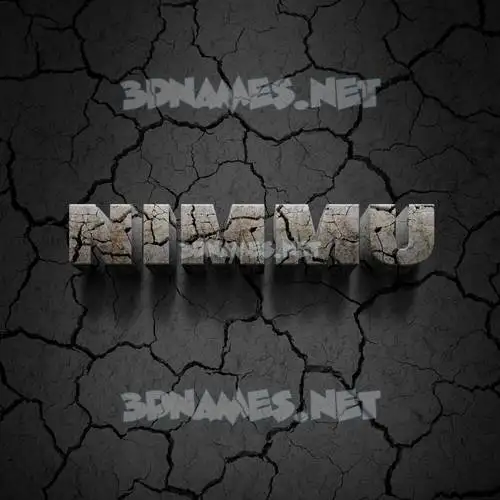 nimmu in Cracked Stone style - 3D name wallpaper nimmu in Cracked Stone style - 3D name wallpaper