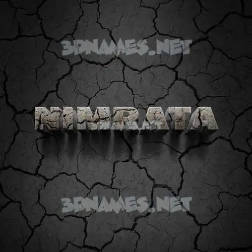 nimrata in Cracked Stone style - 3D name wallpaper nimrata in Cracked Stone style - 3D name wallpaper