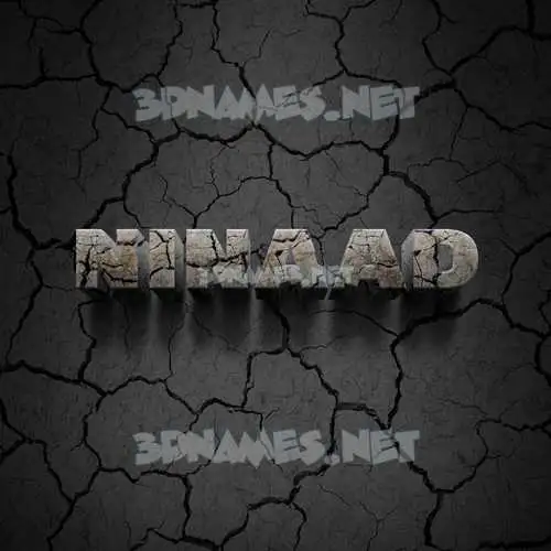 ninaad in Cracked Stone style - 3D name wallpaper ninaad in Cracked Stone style - 3D name wallpaper