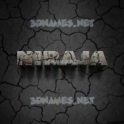 niraja in Cracked Stone style - 3D name wallpaper niraja in Cracked Stone style - 3D name wallpaper