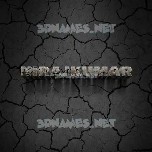 nirajkumar in Cracked Stone style - 3D name wallpaper nirajkumar in Cracked Stone style - 3D name wallpaper