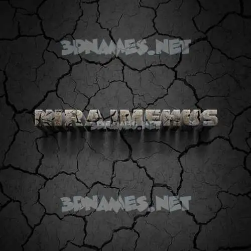 nirajmehus in Cracked Stone style - 3D name wallpaper nirajmehus in Cracked Stone style - 3D name wallpaper