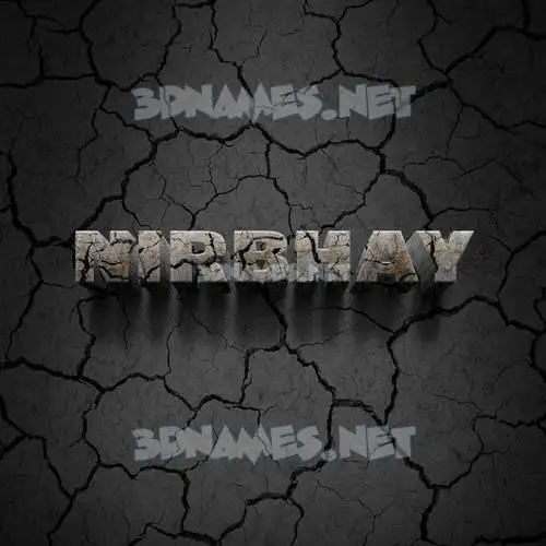 nirbhay in Cracked Stone style - 3D name wallpaper nirbhay in Cracked Stone style - 3D name wallpaper