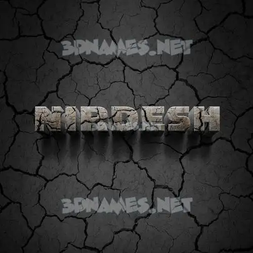 nirdesh in Cracked Stone style - 3D name wallpaper nirdesh in Cracked Stone style - 3D name wallpaper