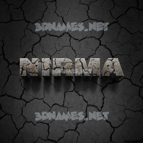 nirma in Cracked Stone style - 3D name wallpaper nirma in Cracked Stone style - 3D name wallpaper