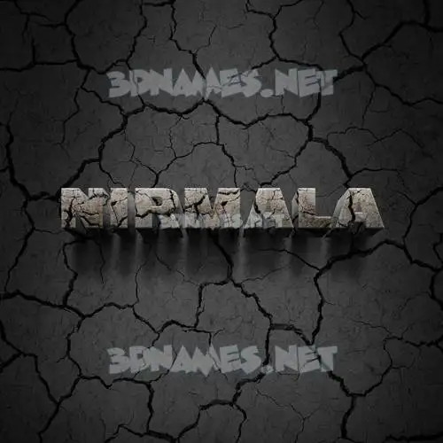 nirmala in Cracked Stone style - 3D name wallpaper nirmala in Cracked Stone style - 3D name wallpaper
