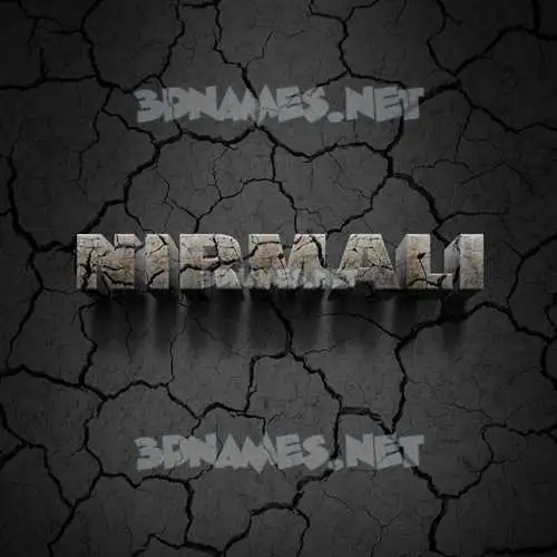 nirmali in Cracked Stone style - 3D name wallpaper nirmali in Cracked Stone style - 3D name wallpaper