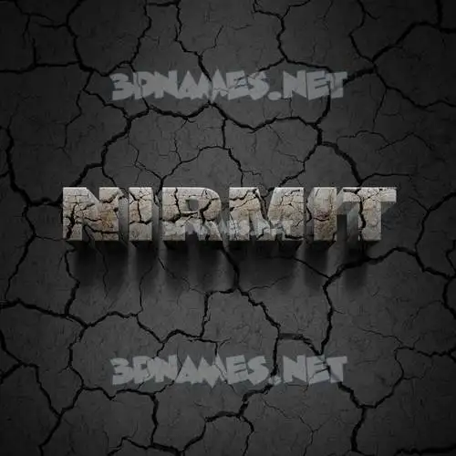 nirmit in Cracked Stone style - 3D name wallpaper nirmit in Cracked Stone style - 3D name wallpaper