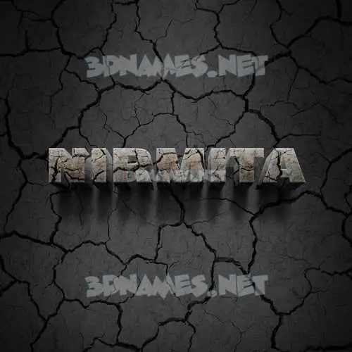 nirmita in Cracked Stone style - 3D name wallpaper nirmita in Cracked Stone style - 3D name wallpaper