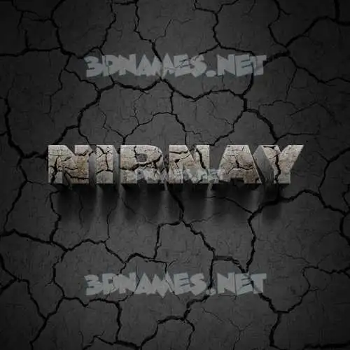 nirnay in Cracked Stone style - 3D name wallpaper nirnay in Cracked Stone style - 3D name wallpaper