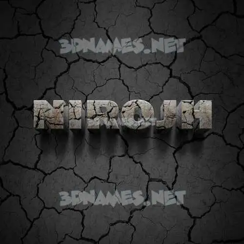 nirojh in Cracked Stone style - 3D name wallpaper nirojh in Cracked Stone style - 3D name wallpaper