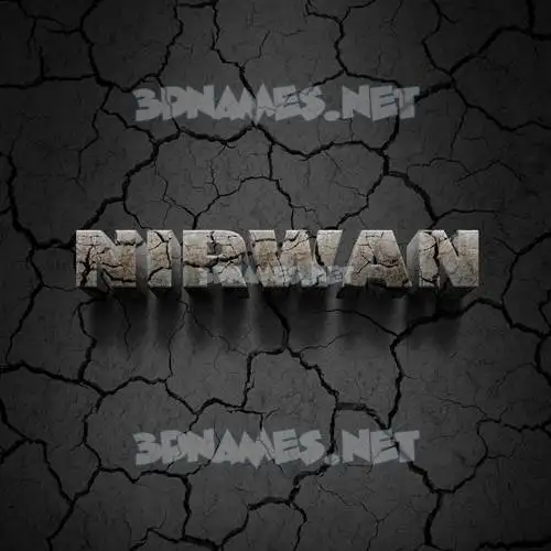 nirwan in Cracked Stone style - 3D name wallpaper nirwan in Cracked Stone style - 3D name wallpaper