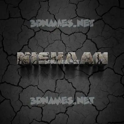 nishaan in Cracked Stone style - 3D name wallpaper nishaan in Cracked Stone style - 3D name wallpaper