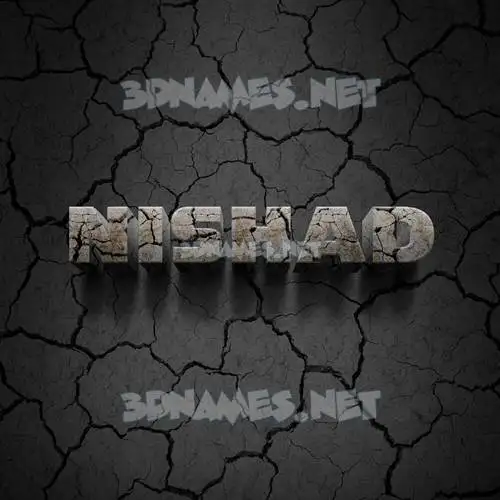 nishad in Cracked Stone style - 3D name wallpaper nishad in Cracked Stone style - 3D name wallpaper