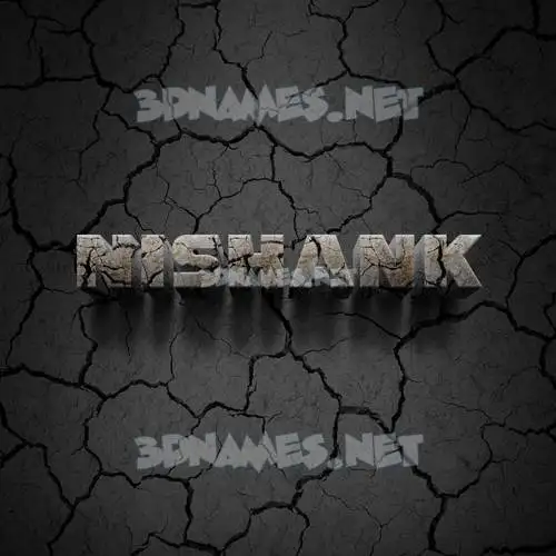 nishank in Cracked Stone style - 3D name wallpaper nishank in Cracked Stone style - 3D name wallpaper