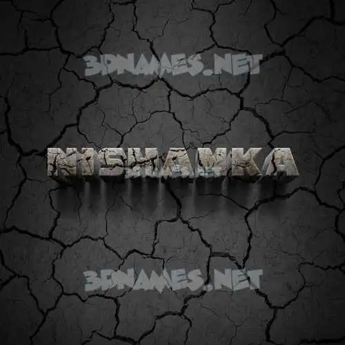 nishanka in Cracked Stone style - 3D name wallpaper nishanka in Cracked Stone style - 3D name wallpaper
