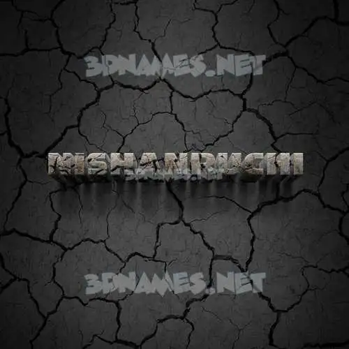 nishanruchi in Cracked Stone style - 3D name wallpaper nishanruchi in Cracked Stone style - 3D name wallpaper