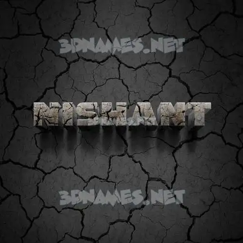 nishant in Cracked Stone style - 3D name wallpaper nishant in Cracked Stone style - 3D name wallpaper