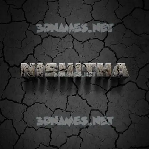 nishitha in Cracked Stone style - 3D name wallpaper nishitha in Cracked Stone style - 3D name wallpaper