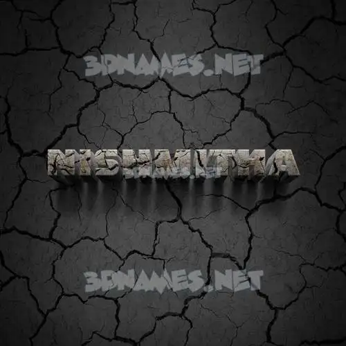 nishmitha in Cracked Stone style - 3D name wallpaper nishmitha in Cracked Stone style - 3D name wallpaper