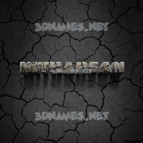 nitharsan in Cracked Stone style - 3D name wallpaper nitharsan in Cracked Stone style - 3D name wallpaper